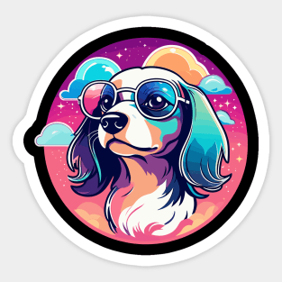 Dachshund Dog Illustration Sticker